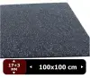 KADOZE PRO Benekli Sıcak Pres Kauçuk Spor Zemin 100x100x2 cm [Beyaz Benekli] - m²