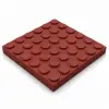 AZK50T-30 Standart Yüzey Topuklu Kauçuk Karo 500x500 mm - 30 mm - m²