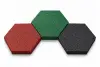 AZKALT-25 Altıgen İnce Yüzey Kauçuk Karo 425x425 mm - 25 mm - m²