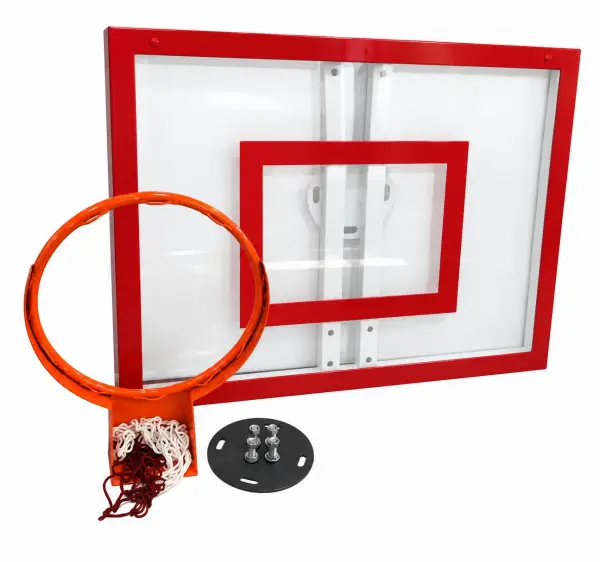KADOZE Basketbol Panya Seti Sabit Çember 90×105 10 mm Akrilik Cam Panya - adet