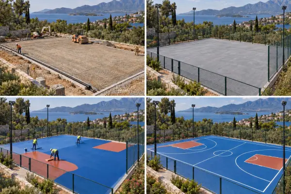 KADOZE Anahtar Teslim Basketbol Sahası - m²