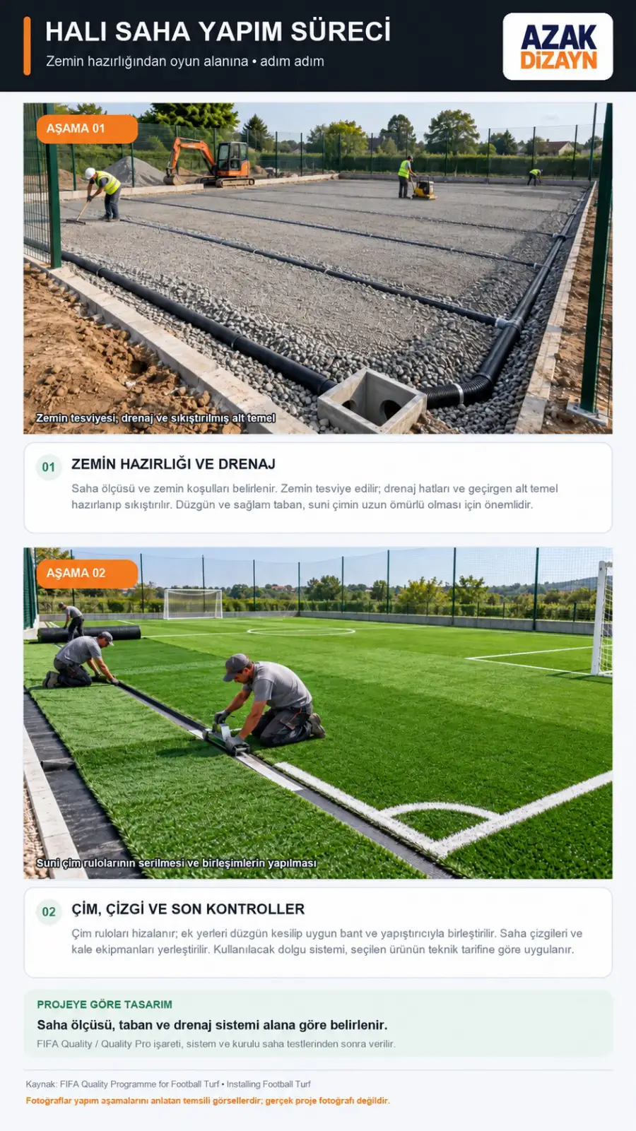 Halı Saha Uygulamaları Halı Saha Uygulamaları