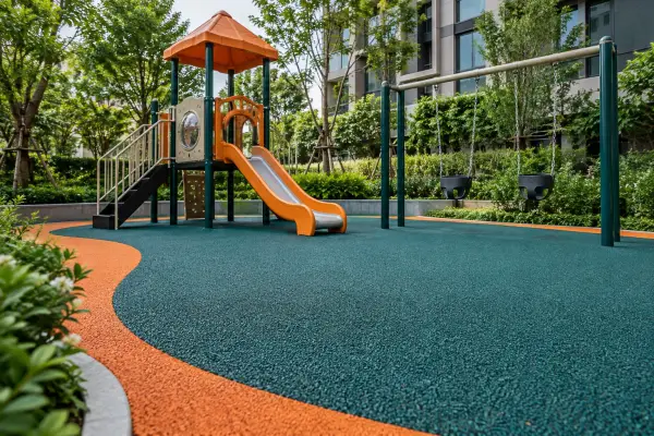KADOZE Dökme Kauçuk Zemin - 8 mm SBR + 7 mm EPDM - 100 m² Paket