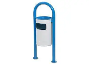 KADOZE ÇK-02 U Büküm Ayaklı Metal Çöp Kutusu - adet