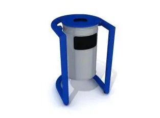 KADOZE ÇK-05 Kafes Ayaklı Metal Çöp Kutusu - adet