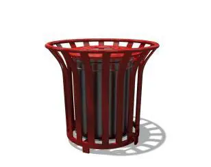 KADOZE ÇK-07 Metal Kafesli Çöp Kutusu - adet