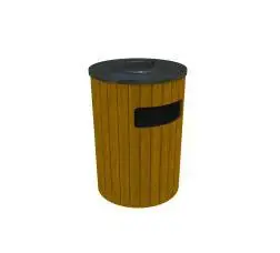 KADOZE ÇK-12 Ahşap Kaplamalı Çöp Kutusu - adet