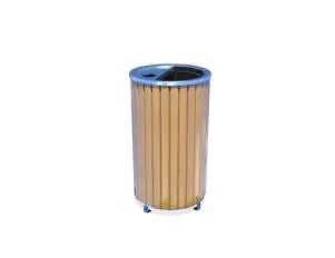 KADOZE ÇK-20 Sık Ahşap Çıtalı Çöp Kutusu - adet