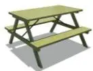 PİK-01 Kır Masası - Emprenyeli Çam - W: 145 cm D: 175 cm H: 78 cm