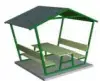 PİK-09 Ev Çatılı Piknik Masası 150 Cm - Metal - Emprenyeli Çam Ahşap