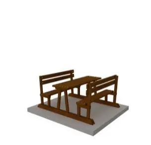 PİK-15 180 Cm - Emprenyeli Çam Ahşap