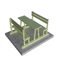 PİK-15 180 Cm - Emprenyeli Çam Ahşap