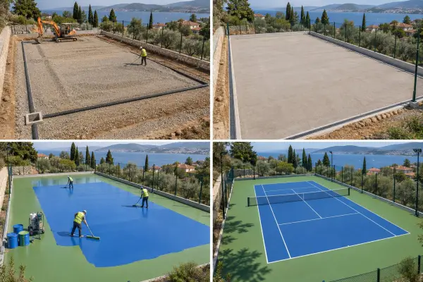 KADOZE Anahtar Teslim Tenis Kortu - m²
